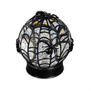 Spider Web LED Water Globe, 7.5"H