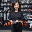 Metal Standing Spider Tabletop Decor Set,8tam458