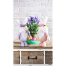 Bunny Blooms Table Decor Fabric Gnome with Bunny Ears, Asst of 2