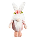 Bunny Blooms Table Decor Fabric Gnome with Bunny Ears, Asst of 2