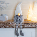 LED Fabric Sitting Gnome with Long Legs,8tan274