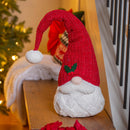 Fabric Gnome with Red Hat Table Decor