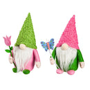 10" Fabric Bright Gnome Table Decor, 2 Assorted