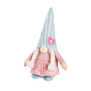 10" Fabric Pastel Gnome Table Decor, 2 Assorted.,  Boy/Girl