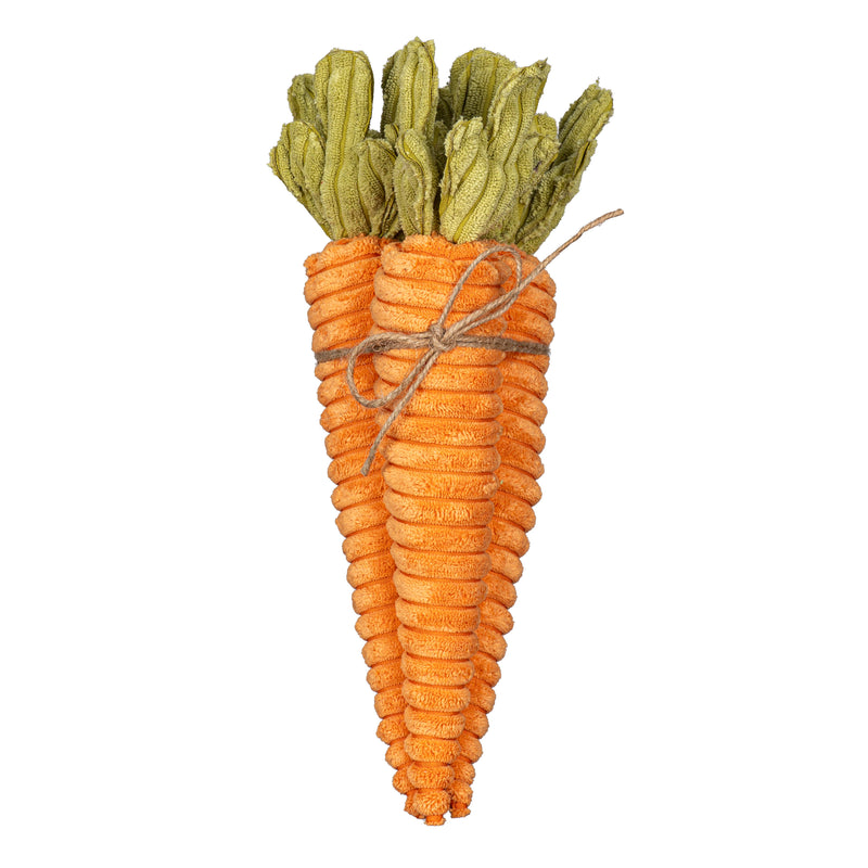 Carrot Bundle Fabric Table Decor, 13"H