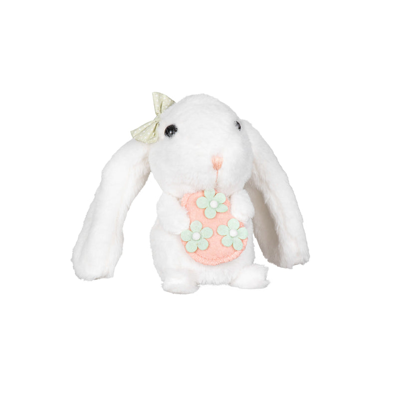 Easter Bunny Fabric Table Decor, 7.25"H