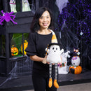 Ghost Witch with Dangling Legs Fabric Table Decor, Asst