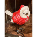 Resin Snowbird with Red Coat Tabletop Decor, 3 Asst,8tar436