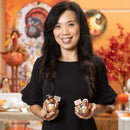 3.75" Resin Thanksgiving Turkey with Metal Feet Tabletop Decor Set,8tar661