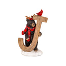 5.5" Resin Black Bear Table Decor Set, "Joy",8tar678
