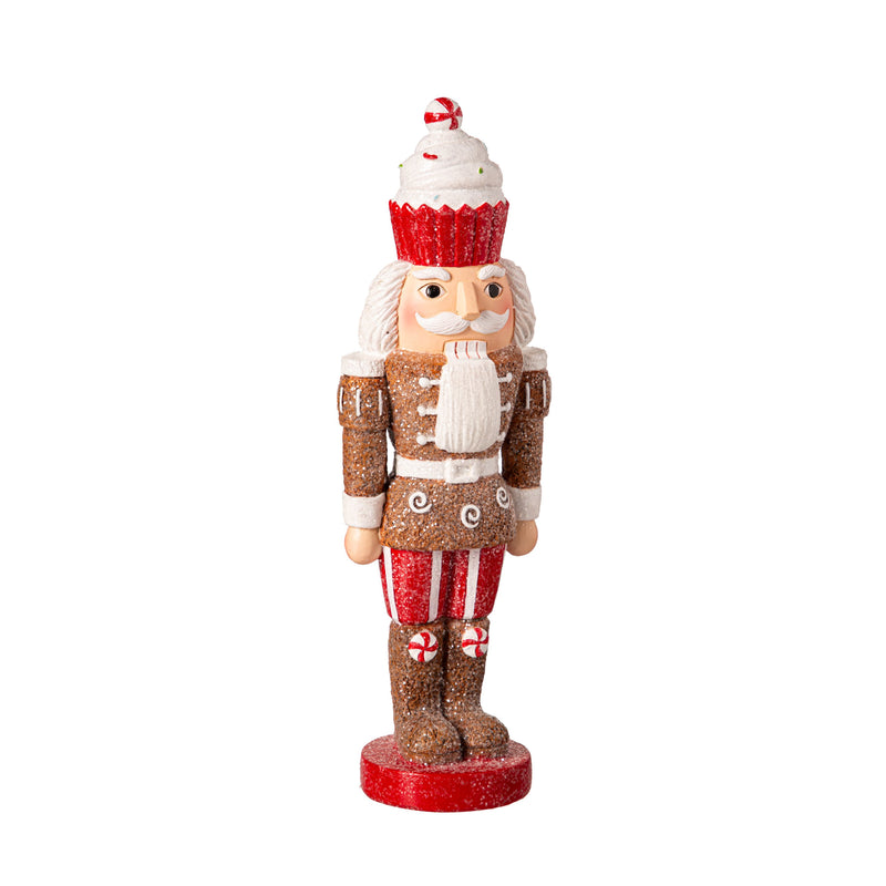 10.25" Resin Gingerbread Nutcracker Table Décor,8tar679