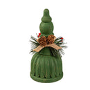 7.5" Resin Bell with Artificial Table Decor,8tar684