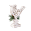 Resin Embossed Bird with Artificial Table Decor Set,8tar686