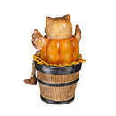 Harvest Owl with Dangling Legs Resin Table Decor, Asst, 5.75"H