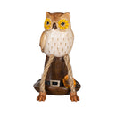 Harvest Owl with Dangling Legs Resin Table Decor, Asst, 5.75"H