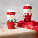 Baking Spirits Bright Table Décor Snowman Cup Resin, Asst, 8.25"H