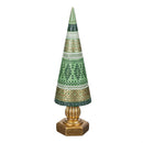 Shades of Green Table Décor Tree Decorative Resin Set
