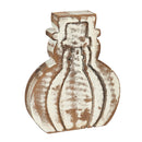 Wooden Nested Icon Tabletop Decor, Snowman/Angel/Tree, 3 Asst