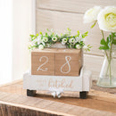 Wood "Days until hitched" Countdown Table Decor,8taw386