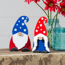 Wood Patriotic Gnome Table Decor, 2 Asst,8taw388