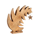 Wood Leaning Christmas Tree Table Décor