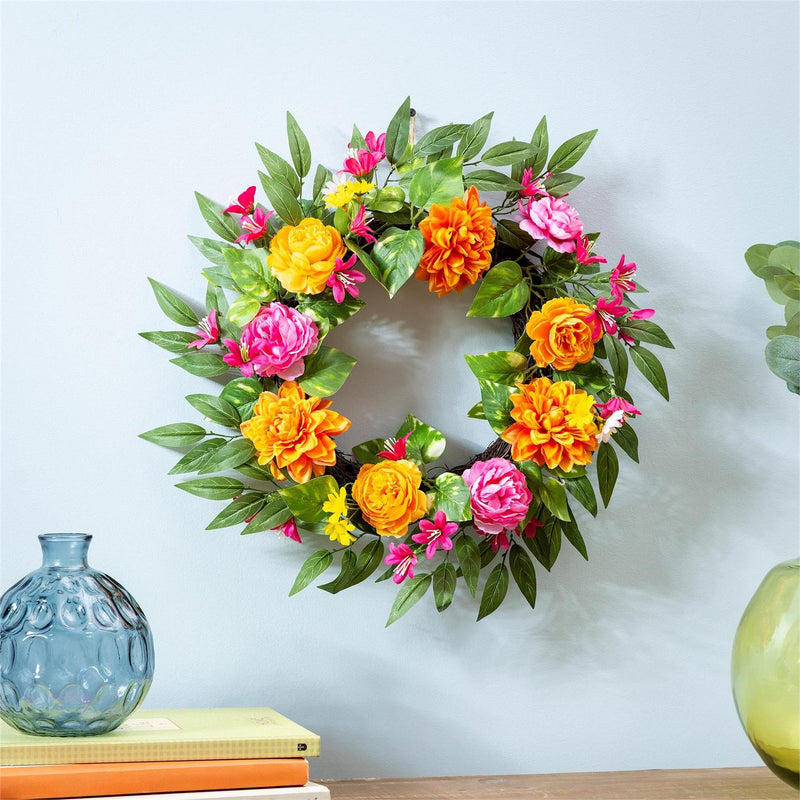 Summer Brights Wreath, 20"