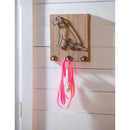 Metal and Wood Pet Wall Hooks