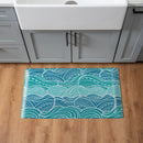 Blue Coastal Make Waves Anti-Fatigue Mat 30"x18"