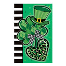 St. Patrick's Trio Applique Garden Flag