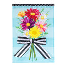 Daisy Bow Bouquet Applique Garden Flag