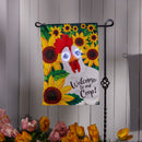 Winky Blinky Welcome To Our Coop Applique Lighted Garden Flag