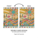 Sunny Field Burlap House Flag