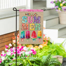 Summer Popsicle Burlap Garden Flag