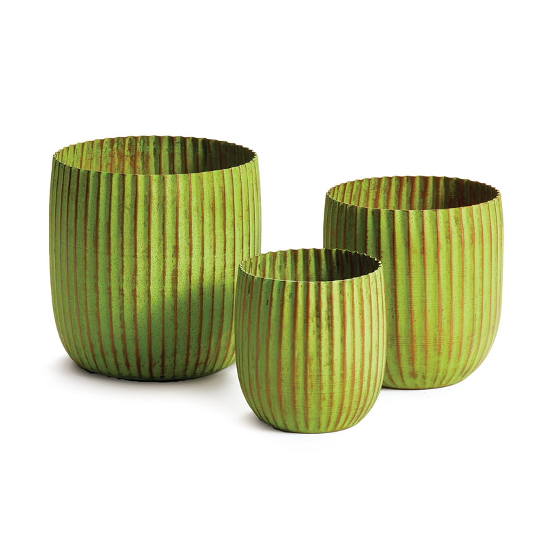NAPA Home & Garden, TERRACE TALL CACHEPOTS, SET OF 3,BL216