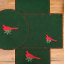 Cardinal Holly Felt Placemat