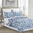 Blue Coast Shells Twin Quilt Set
