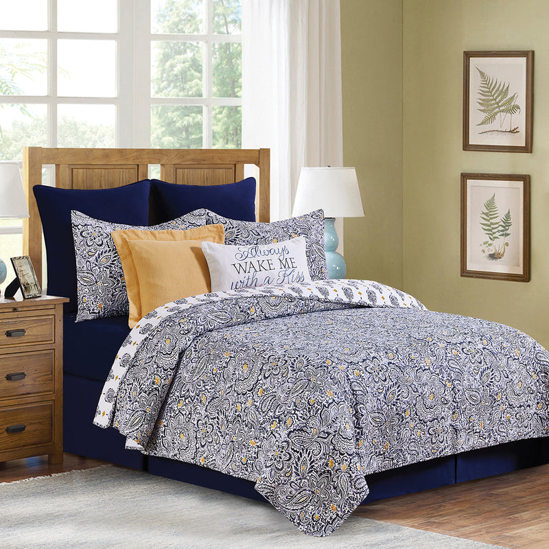 Serena King Quilt Set