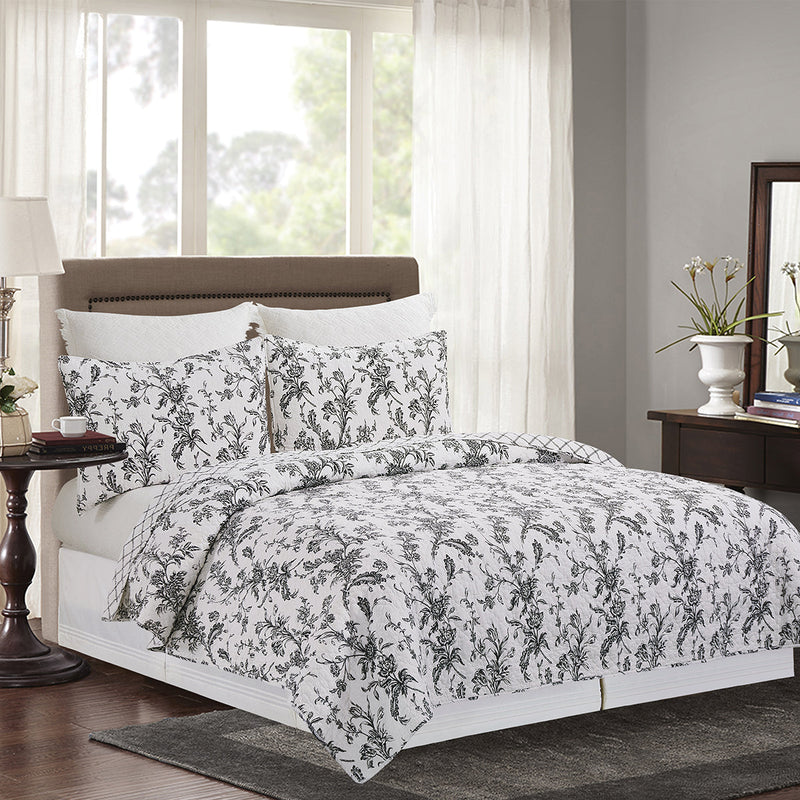 Bleighton Black F/Q Quilt Set
