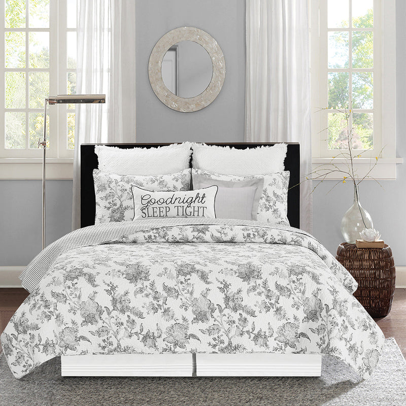 Miriam Slate King Quilt Set