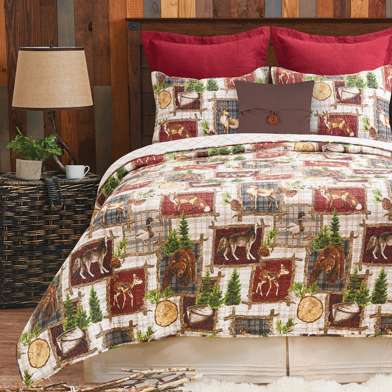 Bryson Retreat King Quilt Set