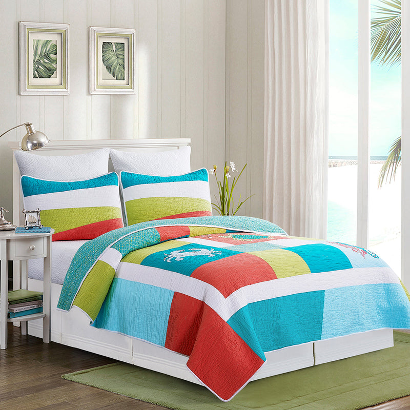 Santorini F/Q Quilt Set