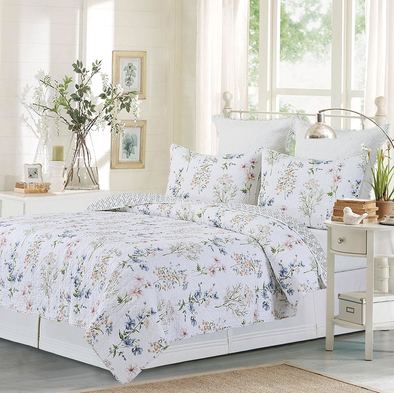 Cynthia Twin Quilt Set