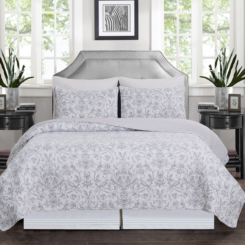 Callahan Songbirds King Quilt Set