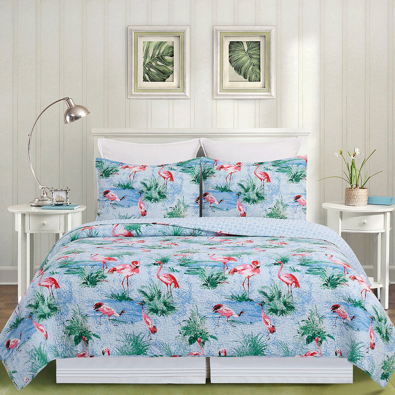 Paradise Coast King Quilt Set