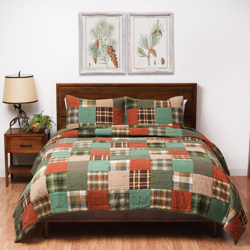 Aspen Patchwork F/Q Quilt Set