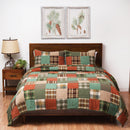 Aspen Patchwork King Quilt Set