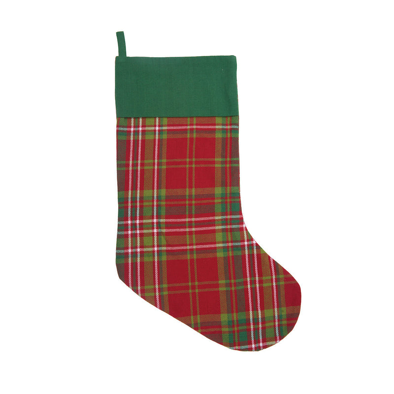 Jonah Plaid Stocking