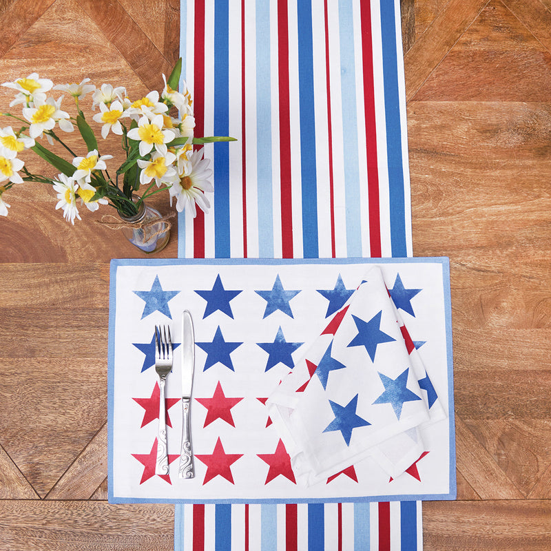Red, White & Pow Placemat