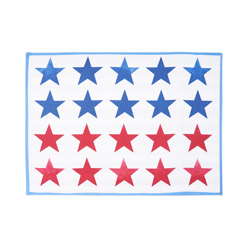 Red, White & Pow Placemat