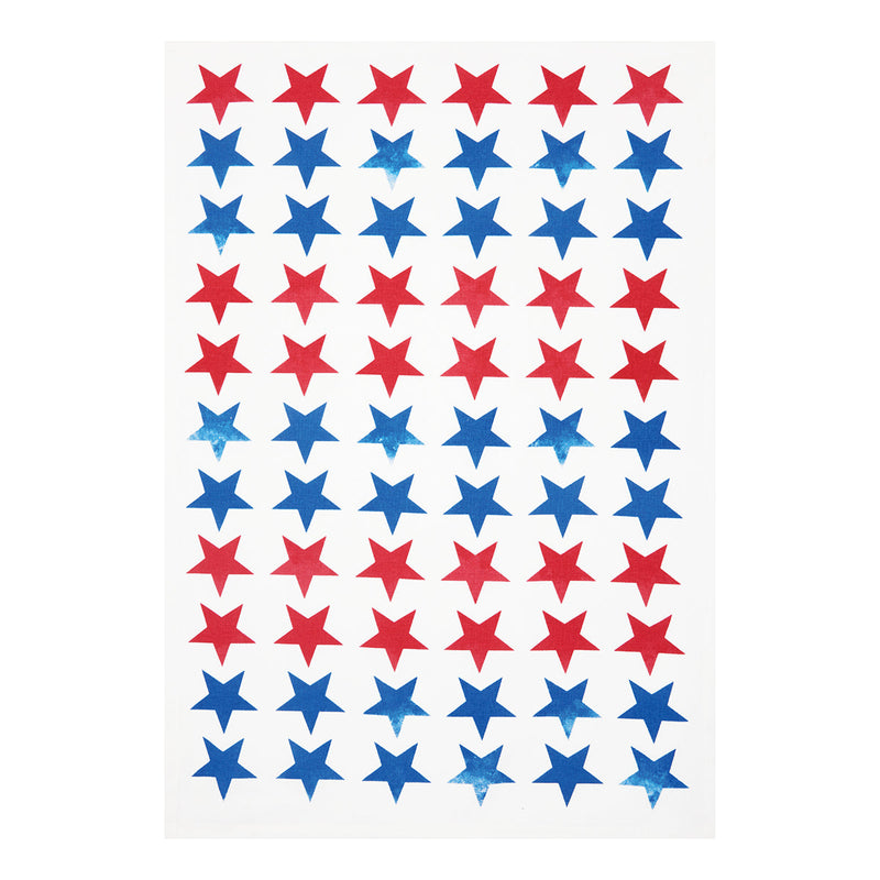 Red, White & Pow Towel